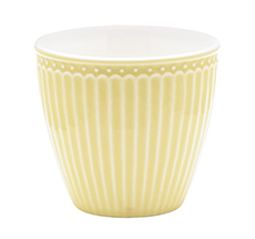 GreenGate Latte Cup Becher Alice Pale Yellow