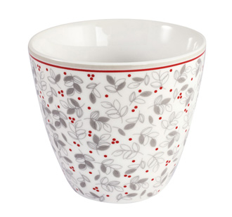 GreenGate Latte Cup Becher Adley white