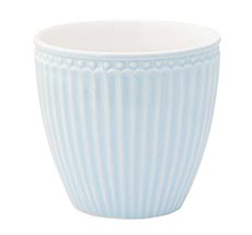 GreenGate Latte Cup Becher Alice Pale Blue
