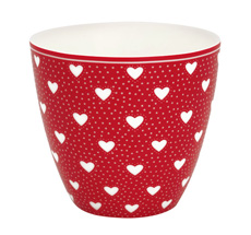 GreenGate Latte Cup Becher Penny Red