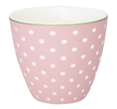 GreenGate Latte Cup Becher Spot Pale Pink