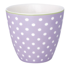 GreenGate Latte Cup Becher Spot Lavendar •