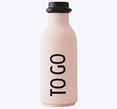 Design Letters Wasserflasche TO GO Pink •