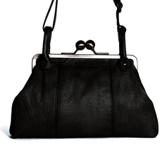 Sticks and Stones Ledertasche Toulouse Black Washed