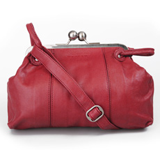Sticks and Stones Ledertasche Toulouse Red •