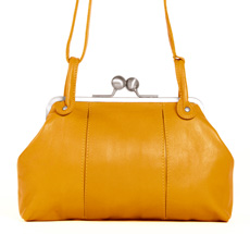 Sticks and Stones Ledertasche Toulouse Deep Yellow •