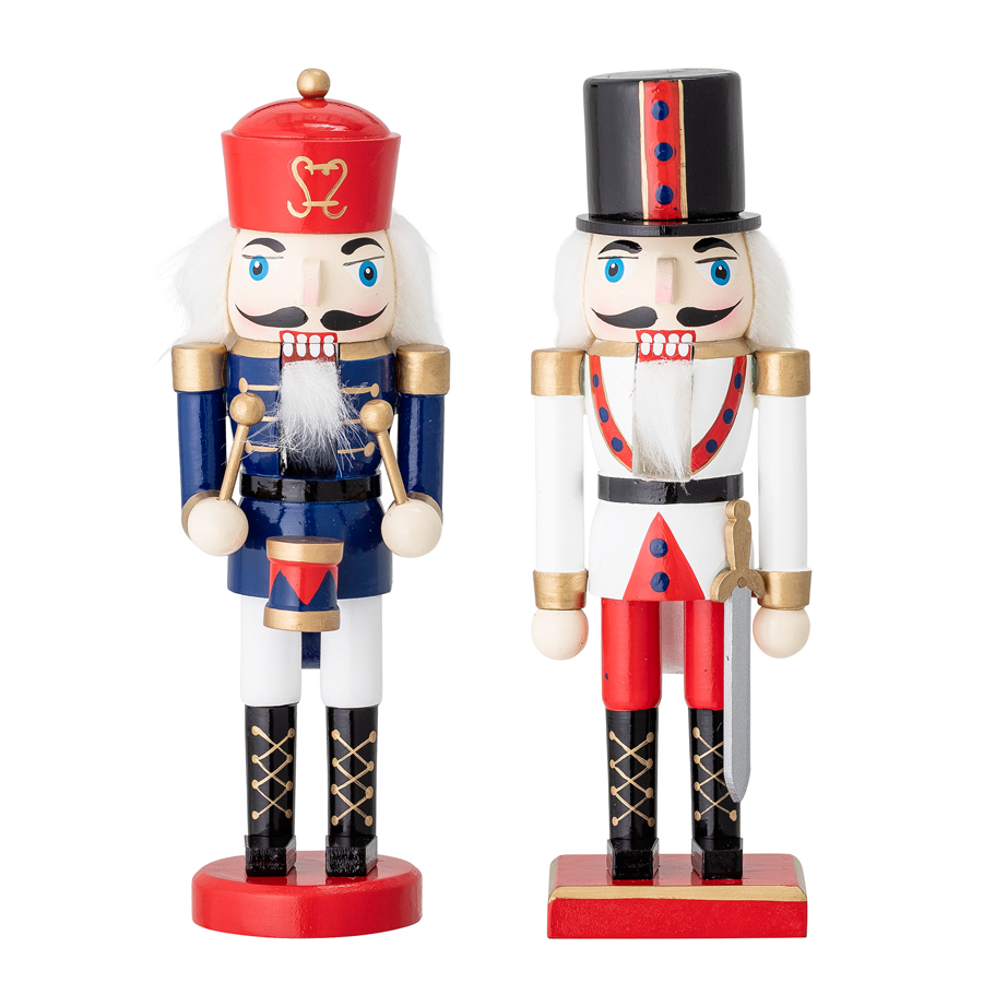 Holzpuppen Nussknacker Figur Roboterpuppe Modell Spielzeug Hauptdekoration 